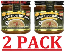 2 PACK- Better Than Bouillon Vegetarian No Chicken Base 8 oz (16 oz)