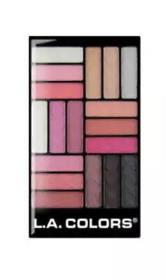 L.A. Colors 18 Color Eyeshadow Palette, Diva Glam CES748 NEW
