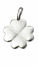 925 Sterling Silver Clover Pendant Necklace Design 12 (Chain Included)