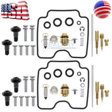 2 sets For Yamaha V-Star 1100 XVS1100 1999-2005 Carburetor Repair Kit Air Screw