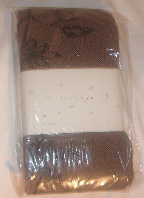 WOMEN'S ANTHROPOLOGIE DESIGN TIGHTS MADE IN ITALY SIZE M/L NEW IN PACKAGE