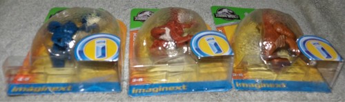 Juegos Imaginext Jurassic World 2018 Blue Raptor, Stygimoloch y T-Rex - Imagen 6 de 7
