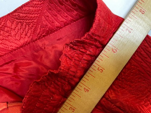 Linea F Fink Skirt Suit Size M Two Piece Set Elastic Waist 30X26.5 Wool Silk - Picture 24 of 24
