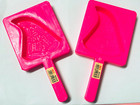 TRADITIONAL TEOCHEW PINK KUIH MOULD SHAPE PEACH SHAPE KUIH 2 PCS