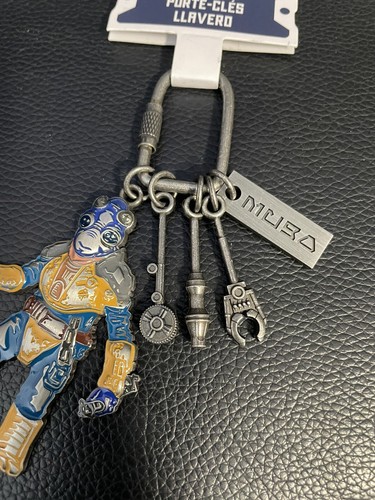 New 2022 Disney Parks Star Wars Galaxy’s Edge Mubo Droid Builder Depot Keychain - Foto 2 di 3