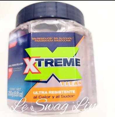 GEL XTREME PROFESSIONAL TITAN GEL PARA TODOS  WET LINE EXTRA HOLD 8.8oz 250g
