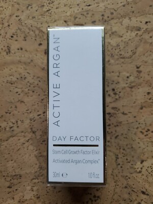 Active Argan DAY FACTOR Stem Cell Growth Factor Elixir 1.0 oz Sealed