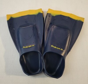 HYDRO Training Swim Finz Size 4-5 Blue & Yellow Kids Used