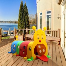 Kid Play Tunnel  Structure Caterpillar Design for Climbing and Crawling 3-6 Year