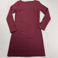 ANN TAYLOR FACTORY Women's Red Long Sleeved Zip Up dress size XS
