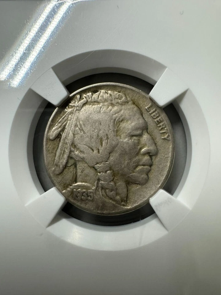 1935 Buffalo Nickel DDR FS-801 VF30 NGC - Image 2 of 4