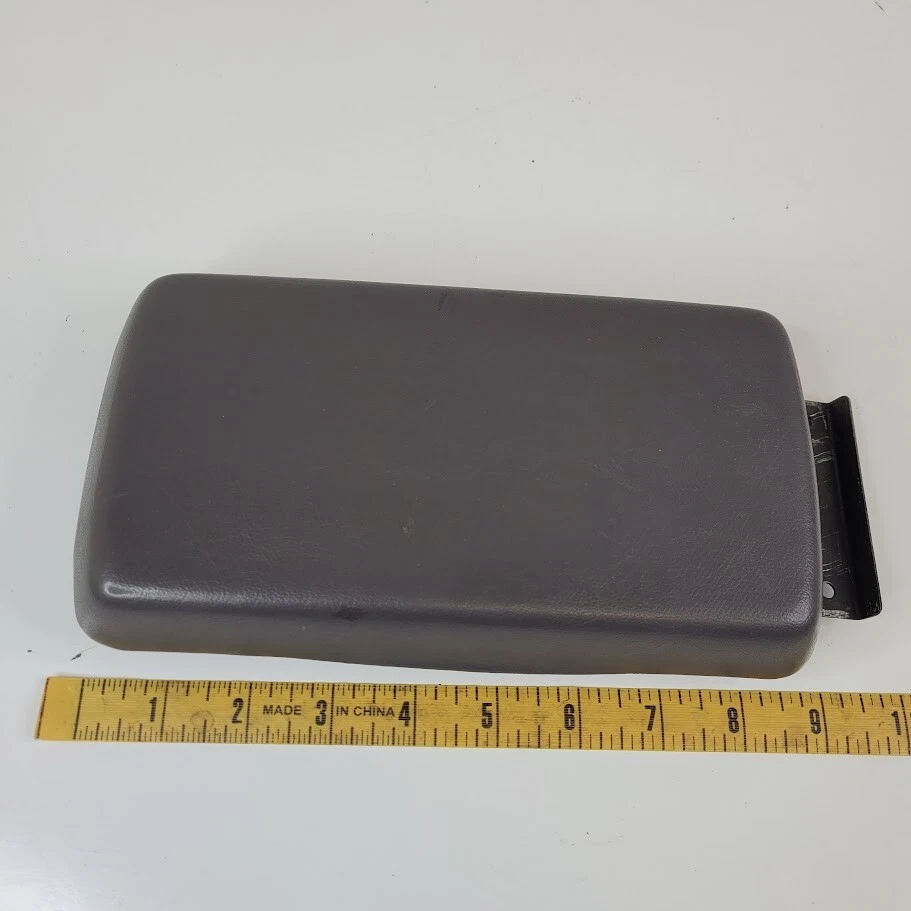 Subaru Loyale 1992-1997 tapa de consola central con bisagra color topo OEM Foto 3 de 4