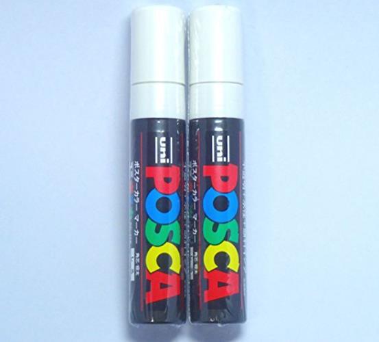 Uni Posca Paint Marker PC-17K White, 2 pens per Pack(Japan I