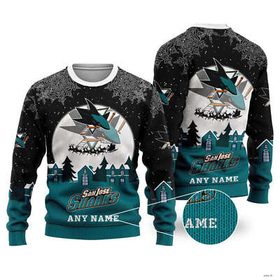  San Jose Sharks Special Christmas Ugly Sweater Design ST2306