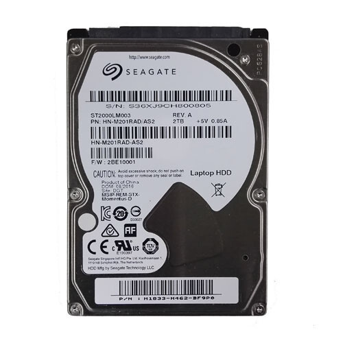 Seagate 2 TB ST2000LM003 32 MB 6 Gb/s SATA3 2,5" Laptop Festplatte - Bild 1 von 4