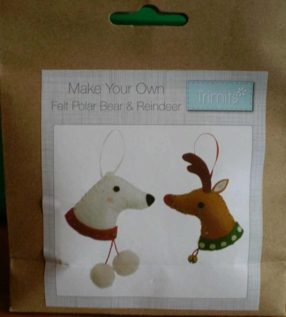 Groves Polar Bear & Reindeer Felt Kit