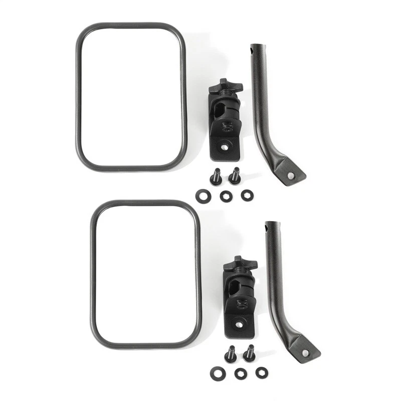 Kit de espejos retrovisores Rugged Ridge 11025.22 Stubby Trail para Jeep Wrangler TJ/LJ 1997-2018 Foto 2 de 4