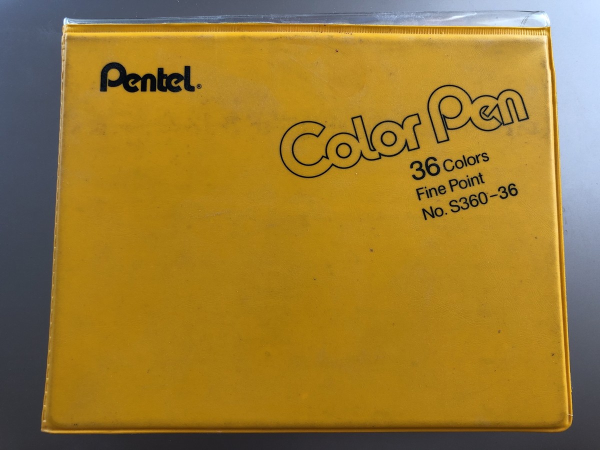 Vintage Pentel 36 Color Pen Set S360-36 (Partial - 3 Colors Vintage Pentel 36 Color Pen Set S360-36 (Partial - 3 Colors