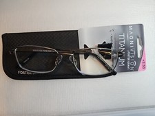 Foster Grant Men's "T10" Rectangular Reading Glasses W/Case LIMITED QUANTITIES