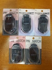 5 Packs of 75: Conair Pin  Match Bobby Pins Black Storage Container 3072-R8P5a