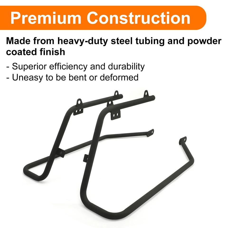 Hard Saddlebag Conversion Brackets Mount Kit For 04-14 Harley Davidson Sportster - Image 2 of 4