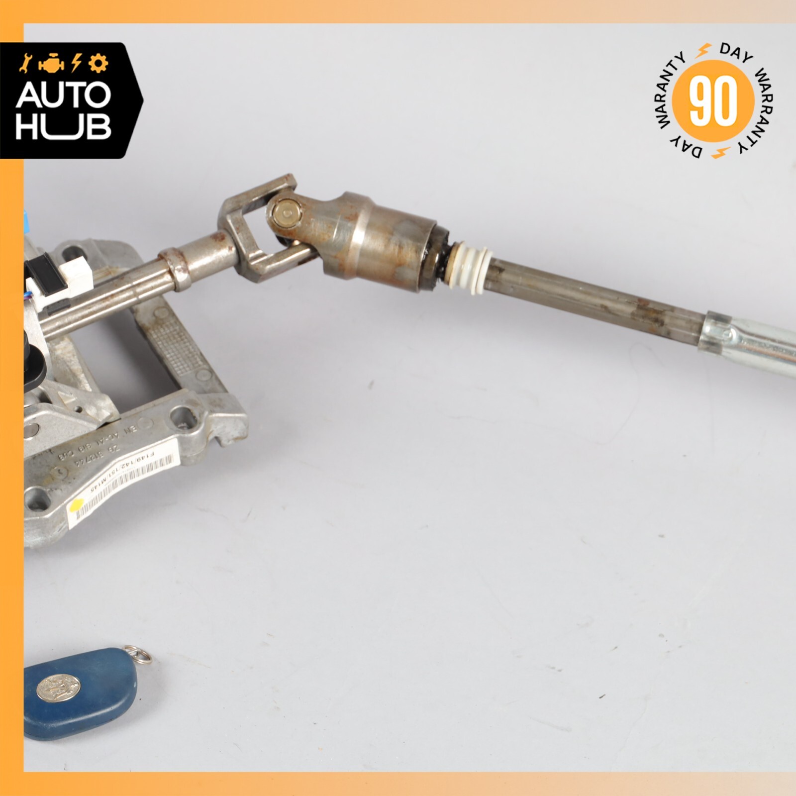 08-19 Maserati GranTurismo GranCabrio M145 Steering Wheel Column w/ Key OEM 61k
