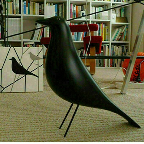 Retro VITRA EAMES House Bird Pigeon Dove Desk Ornament Resin Home Office Decor - Afbeelding 1 van 8