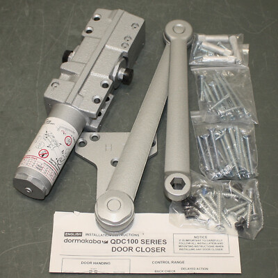 PARTIAL - Dormakaba Manual Hydraulic Door Closer QDC116R689LH, Parallel, Grade 1