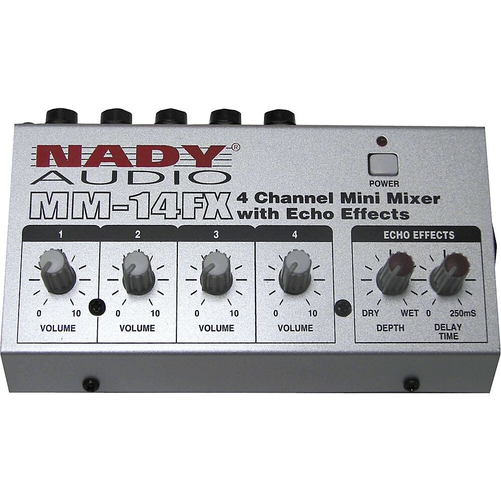 Nady MM-14FX Mini Line Mixer с эффектами
