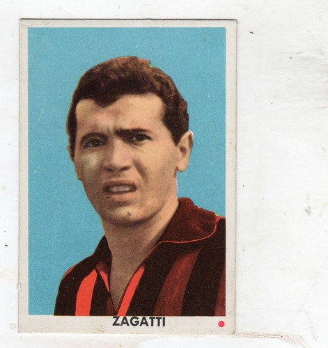 FIGURINA  CARTONATA    EDI  CALCIOCAMPIONI  1961-62  MILAN  ZAGATTI  NR 135 - Bild 1 von 2