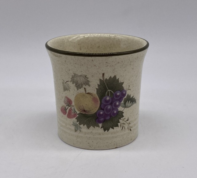 Set of 6 Royal Doulton Lambeth Stoneware Harvest Garland Coffee Cup Mug