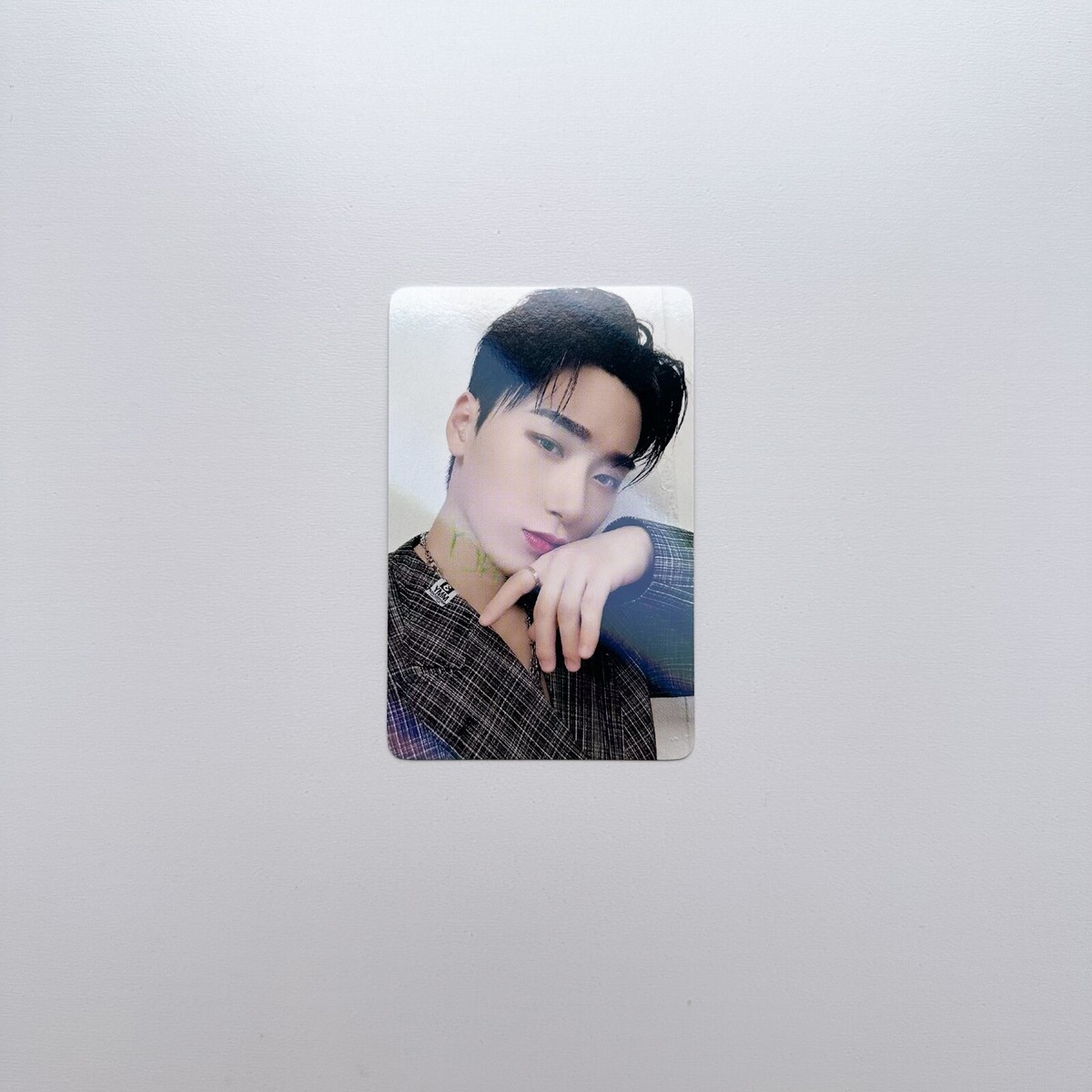 ATEEZ Outlaw Makestar pre-order photcard, SAN official holo