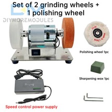 100W Double Grinder Artifact Table Grinder Electric Grinding Wheel Grindig Stone