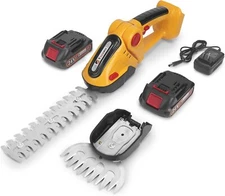 TOOVEM  Handheld Electric Cordless Hedge Trimmer Bush Trimmer with 24V Battery