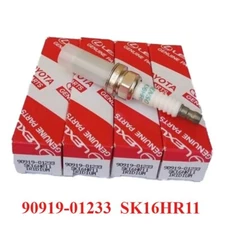 4Pcs 90919-01233 SK16HR11 Iridium Spark Plug for Highlander Camry RAV4 Original