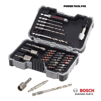 BOSCH PRO 35 piece MIXED METAL SET HSS-G DRILLS 2607017328  
