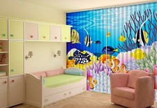 3D Seaweed 85 Blockout Photo Curtain Printing Curtains Drapes Fabric Window AU