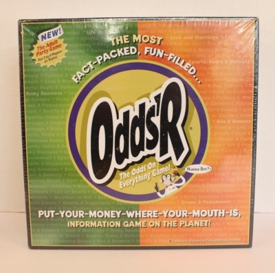 NEW Odds'r Odds Game Adult Party Facts Hot Topics Cool Questions Bet SEALED