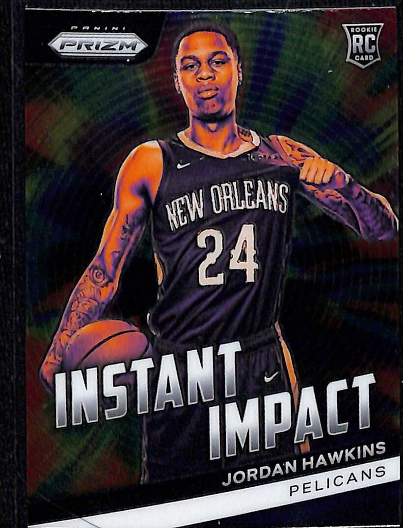 2023-24 Panini Prizm #13 Jordan Hawkins RC Instant Impact New Orleans Pelicans