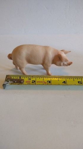 Schleich 2003, Pink Pig Sow Hog Farm Animal, plastic toy Figure - Picture 3 of 7