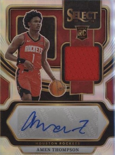 2023-24 Panini Select AMEN THOMPSON RC Auto Patch /199