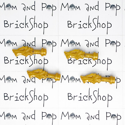 #ad #ad LEGO Dragon Head Hilt 4x Pearl Gold Weapon Handle Parts 36017 $8.99