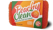 HIC Harold Import Co. 8352-HIC Peachy Clean Silicone Scrubber Home Deco Products