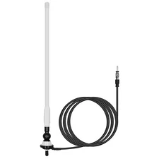 Watereproof FM AM Radio Antenna Marine Rubber Aerial For ATV UTV Car Yachet Boat