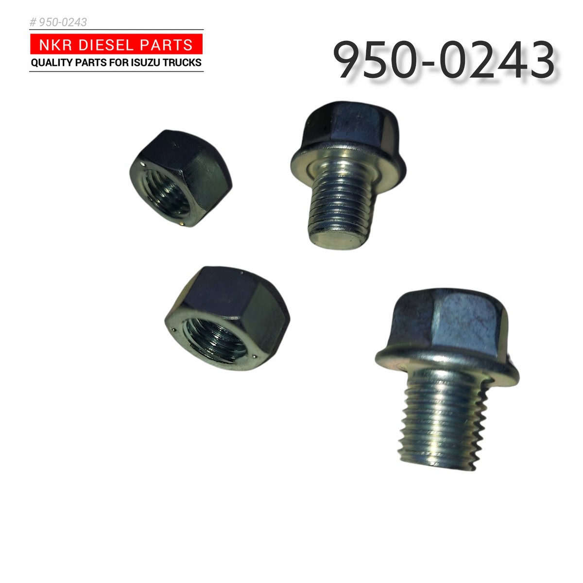 ニュースキン4点セット King Pin Kit For Isuzu NPR NQR NPR-HD (4BD1 4BD2 86-97 ) (4JJ1