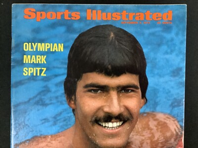 Mark Spitz Signed Sports Illustrated Mag 9/4/72 No Label Olympics