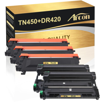 3x TN450 Toner +1x DR420 Batteria Per Bro. HL2240/HL2270/MFC7360/7860dw/DCP-7060 - Foto 10