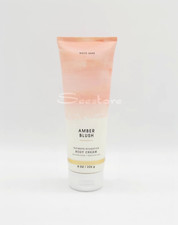 Bath  Body Works Amber Blush Ultimate Hydration Body Cream 8 oz New