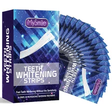 MySmile 56PC 6%HP Teeth Whitening Strips Tooth Whitener Strips 28 Treatment