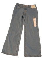 Cat  Jack Boys Blue Jeans Size 5 Straight Fit Stretch Adjustable Waist NEW NWT